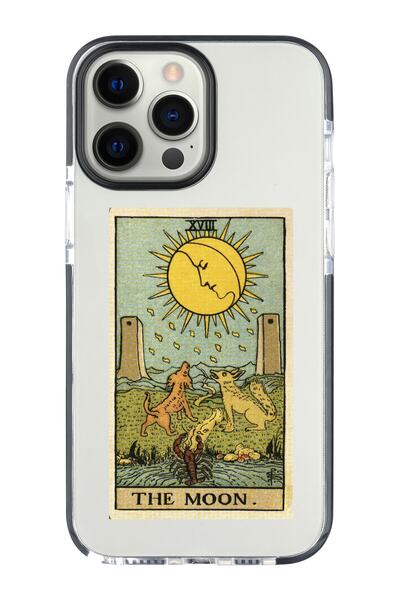shoptocase Iphone 14 Pro Uyumlu Lens Korumalı Anti Shock The Moon Tarot Tasar...
