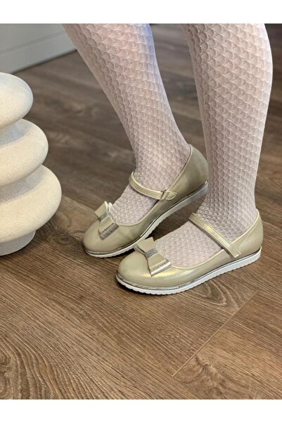 MİA MONDO Çocuk Fiyonk Detaylı Ortopedik Babet Ayakkabı