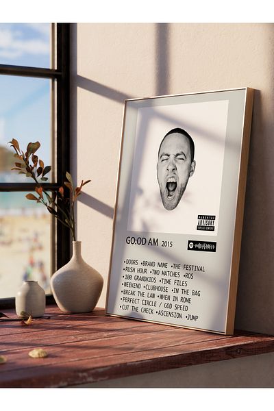 Postifull Άλμπουμ Polaroid Αφίσα τοίχου - Συμβατή αφίσα με Spotify - Διακόσμηση τοίχου - Χαρτί με παχιά επίστρωση - Χωρίς πλαίσιο