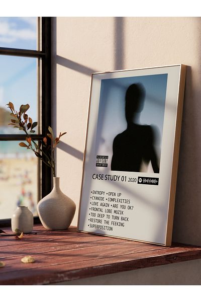 Postifull Άλμπουμ Polaroid Αφίσα τοίχου - Συμβατή αφίσα με Spotify - Διακόσμηση τοίχου - Χαρτί με παχιά επίστρωση - Χωρίς πλαίσιο