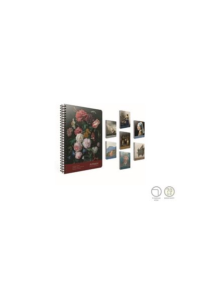 Gıpta Art Master Spiral Cardboard Cover Notebook A6 80 Sheets Unlined (Pack of 6) 6091