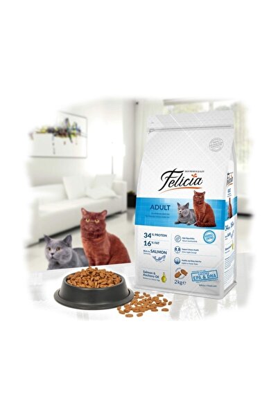 Felicia Somonlu Yetişkin Kedi Maması Düşük Tahıllı Hipoalerjenik 2kg
