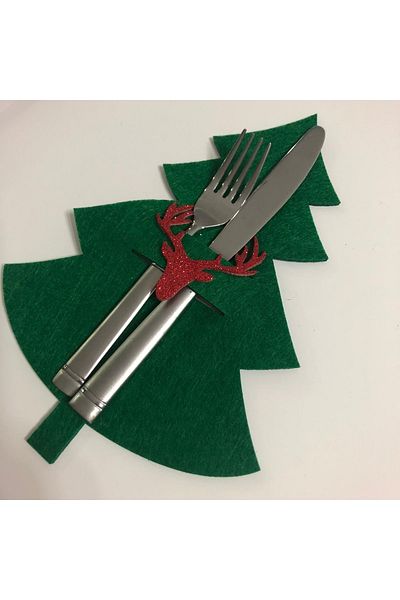 Miana Lazer New Year's Felt Spoon Holder (6 PCS)