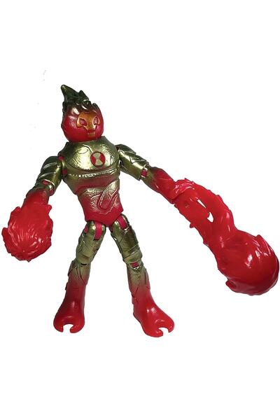 Ben 10 Heatblast Ben10 Metallic Action Figures - Ben66A10