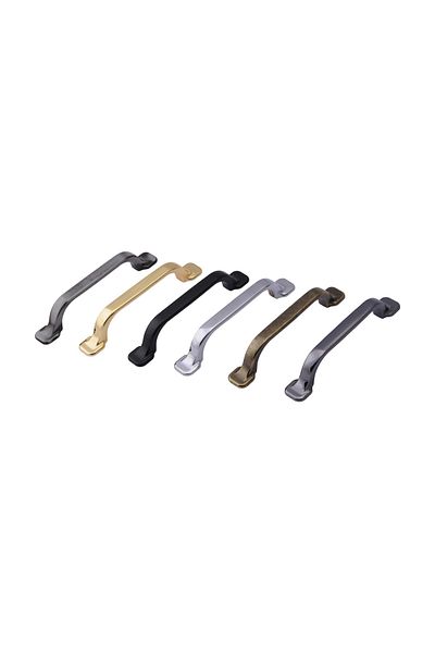 İNTERİO Aluminum 96mm Zümre Handle Antique Yellow