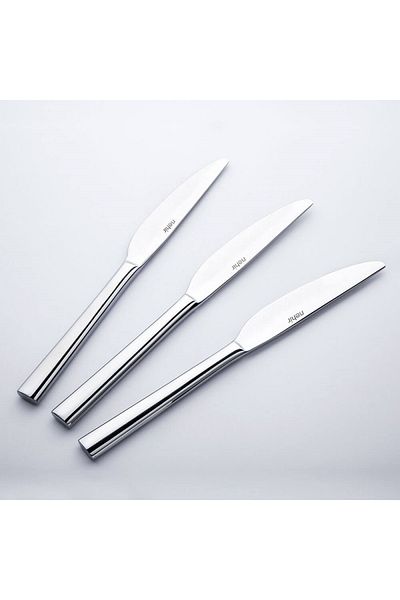 Nehir - Sea Plain 12-Piece Sweet Knife Set