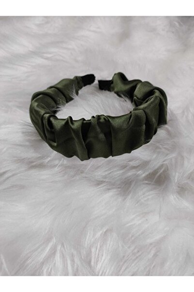 Elvinege Aksesuar Satin Gathered Crown - Hair Crown
