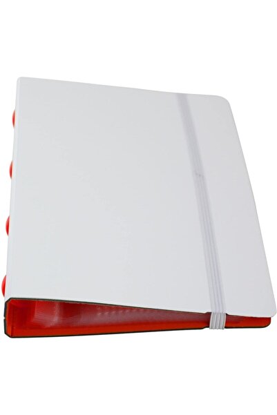 Umix Umıx Spiralli Kartvizitlik (180'Lİ) / Beyaz- Kırmızı