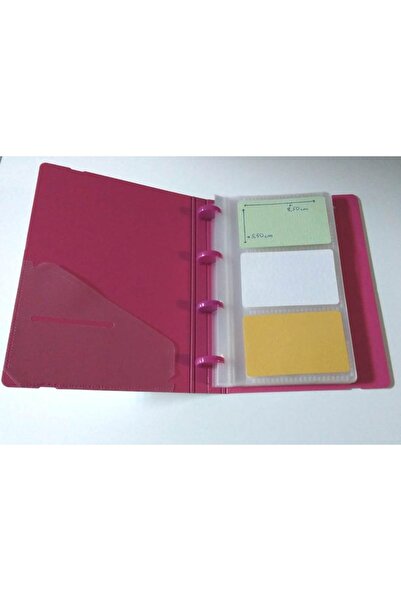 Umix Umıx Spiralli Kartvizitlik (180'Lİ) / Beyaz- Kırmızı