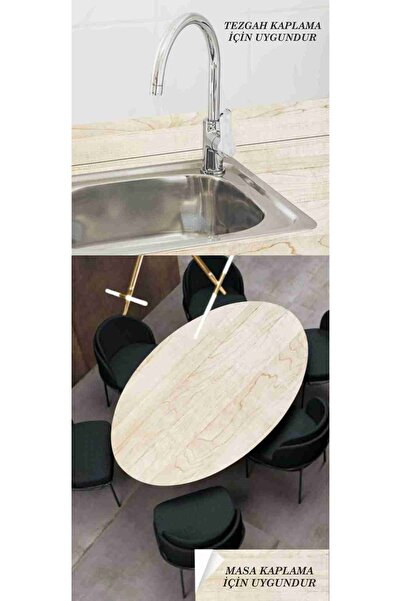 Baskı Madeni Yapışkanlı Parlak Folyo- Masa, Tezgah Arası-üstü, Duvar Kaplama ...