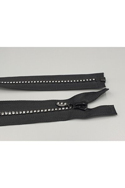 GREENTON Taşlı Fermuar 50 Cm Siyah