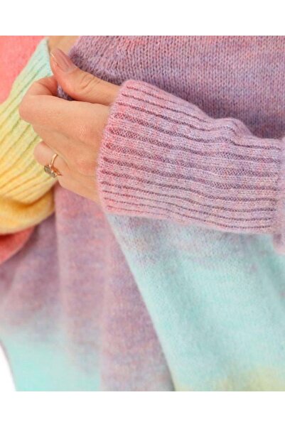 OlaLady Colorful Knitted Knitwear Women's Sweater - Cardigan