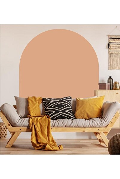 Piksel Grafik Half Oval Bohemian Wall Sticker