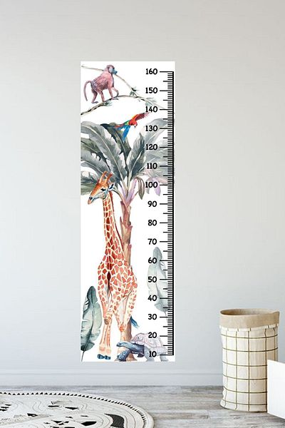 Piksel Grafik Amazon Animals Height Meter Sticker