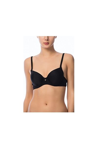 NBB Μαύρο ενισχυμένο γυναικείο σουτιέν με επένδυση 3529