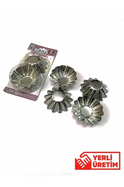 Telci Koleksiyon Arda Metal 6'lı Kek Kalıbı