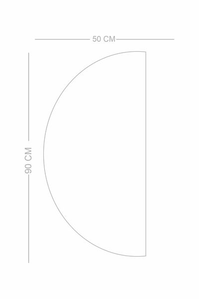 Piksel Grafik Autocolant de perete boem semicerc