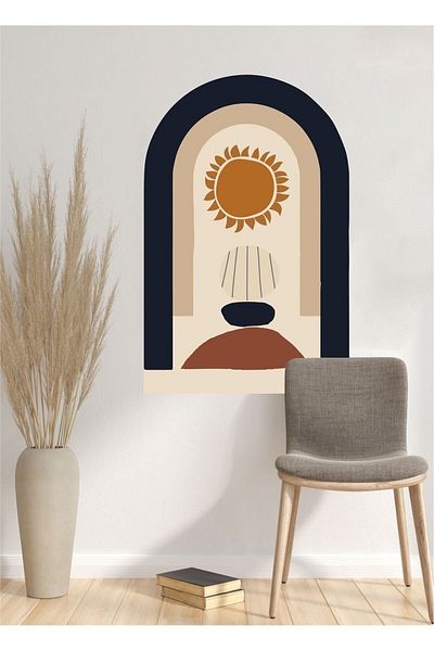 Piksel Grafik Autocolant de perete abstract Desert Bohemian