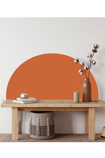 Piksel Grafik Half Circle Bohemian Wall Sticker