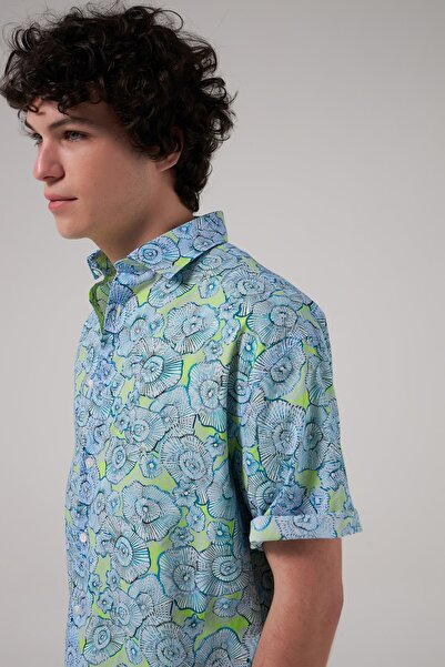 Tween Oversize Turkuaz Gömlek