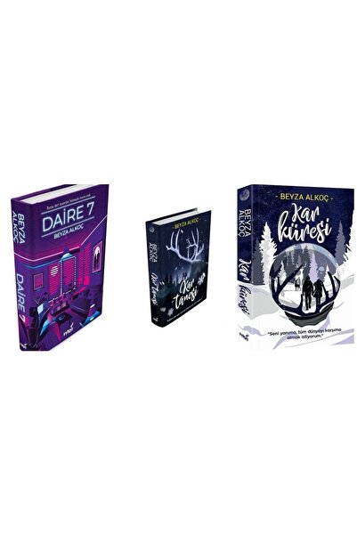 İndigo Kitap Daire7 Ciltli + Kar Tanesi Ciltli + Kar Küresi Ciltli Beyza Alko...