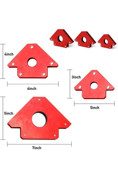 Hdg 1 Adet Mıknatıslı Manyetik Gönye Kaynak Tutucu 25 Lbs