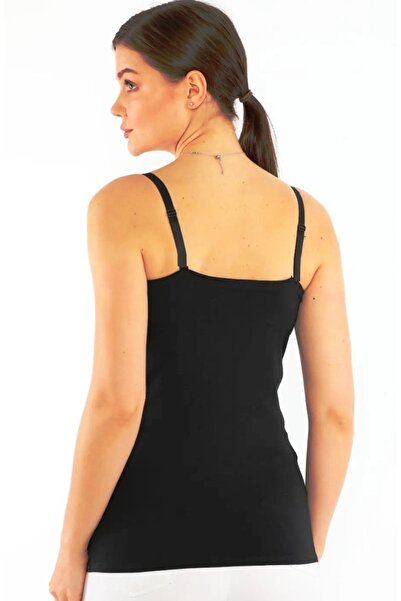 by İGP Ženska crna Modal Single jersey trudnička majica za dojenje