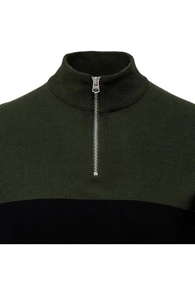 Only & Sons Onsalex Stripe Half Zip Knit