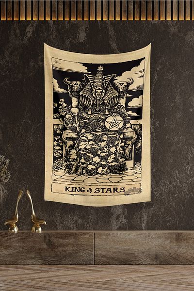 Vagonik Ταρώ Κάρτα King Of Stars Ταπετσαρία Τοίχου 140x100 cm-70x100 cm