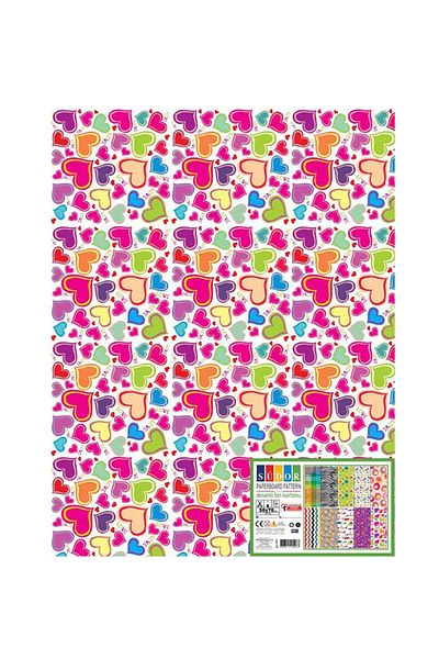 Südor Ek-03 Patterned Background Cardboard 50x70 250 Gr 10 Patterns