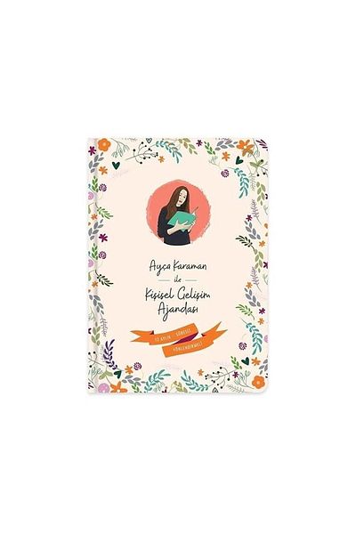 KESKİN COLOR Copertă rigidă fără timp Ayça Karaman Agendă de auto-îmbunătățire nedatată 17x24cm 184 pagini