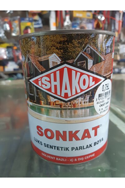 İshakol Oksit Sarı Yağlı Boya Metal Ahşap Tahta Boya