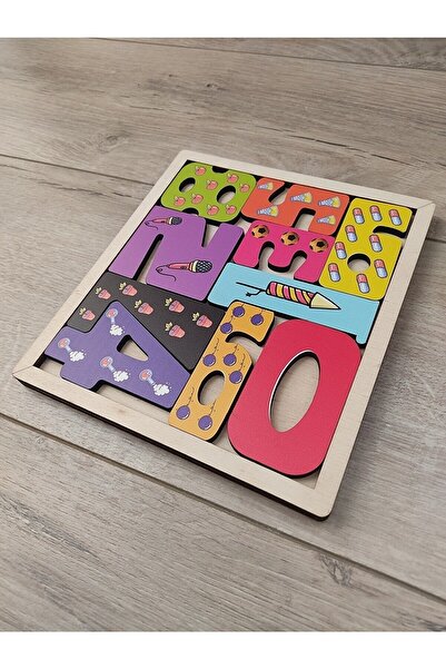 Ankebut بازل مجسمات لون خشبي 10 قطع