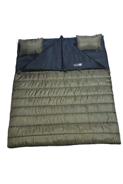 CAMP STORY Masiv-18 350 Gr Fiber Dogged Padded Double Zippered Sleeping Bag Khaki
