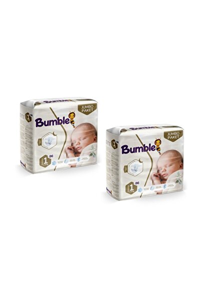 Bumble 1 Numara (2-5) Kg Yenidoğan Bebek Bezi Jumbo Paket 172 Li