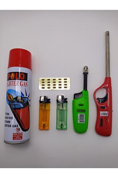 FLAŞ Tokai Çakmak Seti Çakmak Gazı 25 Parça