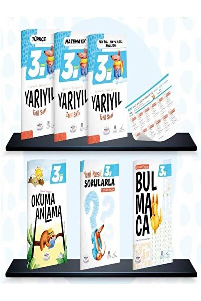 öğretmen evde 3. Sınıf Yarıyıl Tatil Seti (2022-2023) | Yayınları