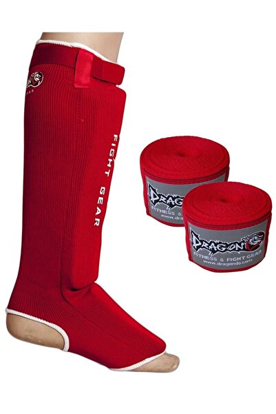 Dragondo Ayaküstü Elastik Kaval Koruyucu Ve 3,5 Metre Elastik Boks Bandajı 2'...