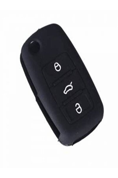 İKTUNING علبة مفاتيح من السيليكون لسيارة فولكس فاجن بولو جولف باسات جيتا شيروكو