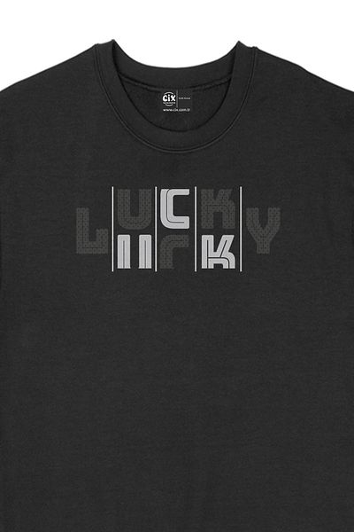Cix Lucky Lucky Μαύρο Φούτερ