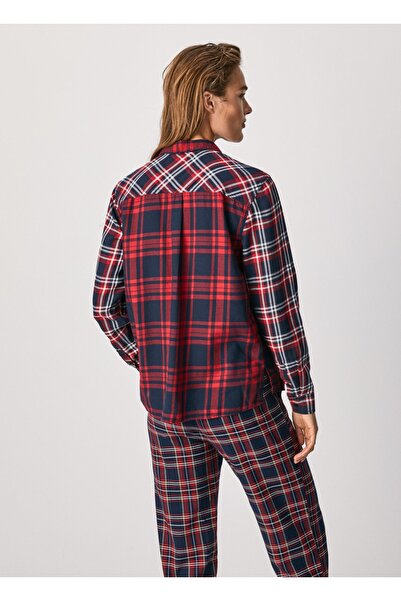 ozze butik Pamuklu Ekose Gömlek