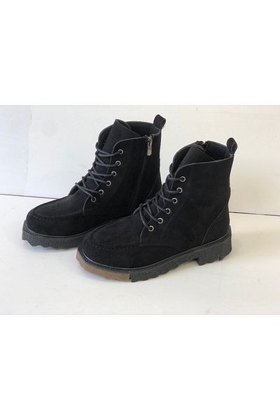 KAFKASLAR AYAKKABI Kafkaslar Suede String Zippered New Trend Half Boots