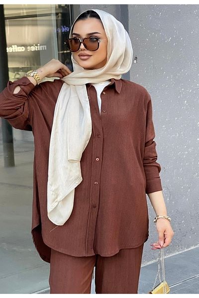 modasindoma Σετ Hijab Γυναικείο Παντελόνι