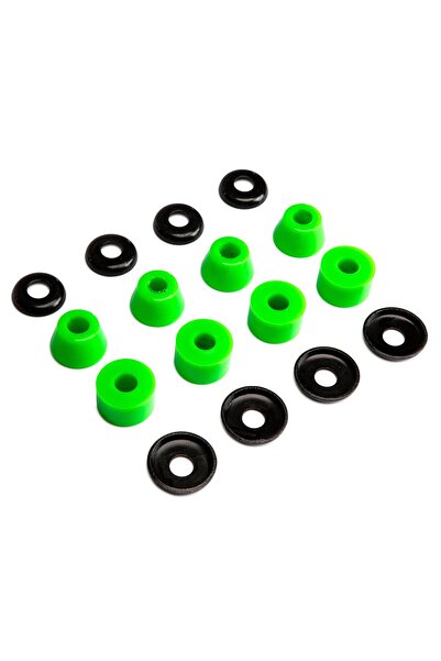 Decathlon مجموعة بوشينغ Oxelo Longboard - صلابة 88a باللون الأخضر - 500