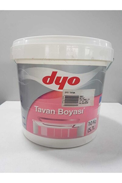 Dyo 10 Kg Beyaz Tavan Boyası - Yüksek Kapatıcı ve Nefes Alan Formül