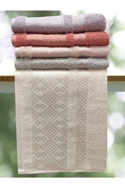 Özdilek Dory Towel 5 Pieces 50x80 Cotton Hand and Face Towels