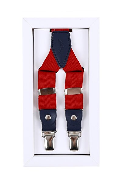 Doctor junior Kırmızı Çocuk Ayarlanabilir Pantolon Askısı