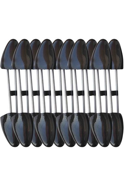 Urve Plastik Urve Spring - Spiral 10 Pieces Plastic Shoe Mold Black 39-44