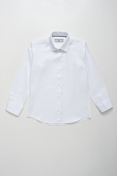 Doctor junior Erkek Çocuk Klasik Beyaz Gömlek