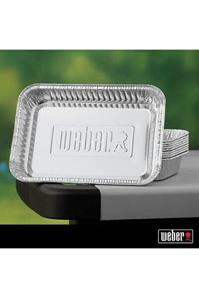 WEBER Alüminyum Gazlı Mangal Damlama Kapları Büyük 10'lu